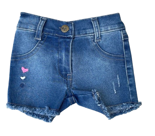 Producto - Short Denim con Bordado Agustina