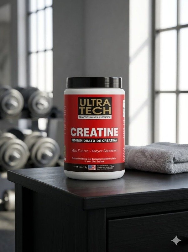 Producto - Creatina Ultra Tech Monohidratada Pura Para Fuerza Y Entrenamientos Intensos