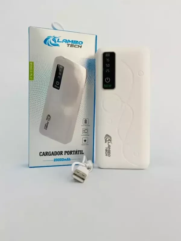 Producto - Cargador portátil LAMBO 20000mAh