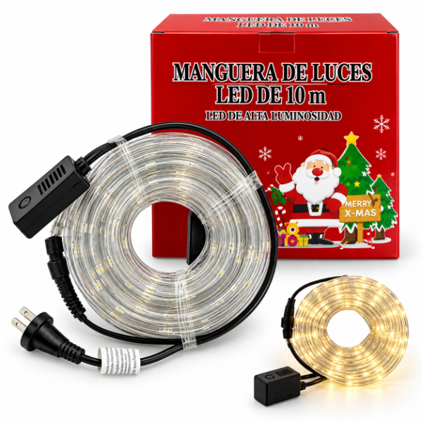 Producto - MANGUERA (LN04) LED CALIDA 10MTS - 0