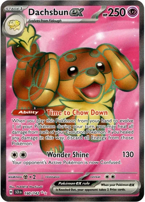 Producto - Dachsbun ex - 160/142 - Stellar Crown - Holo