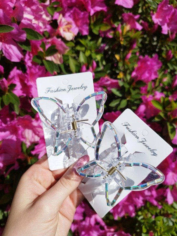 Producto - Broche mariposa brillo