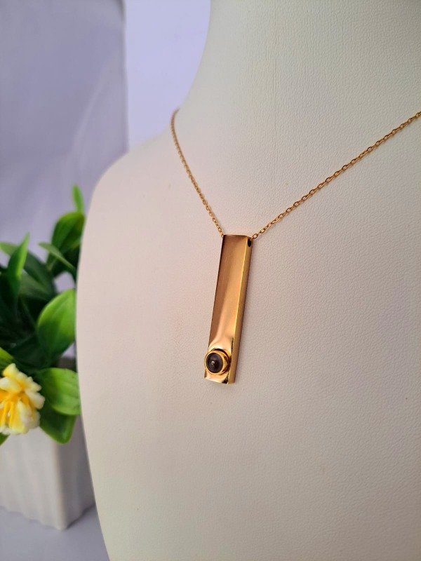 Producto - Dije o Collar Barra Proyectar "Te amo" - Código: 000067 - 0