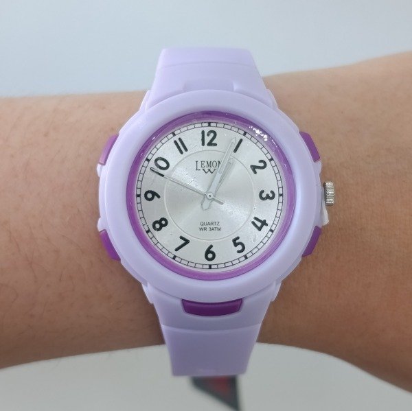 Producto - RELOJ LEMON ANALOGICO SILICONA LILA
