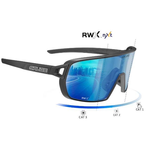 Producto - LENTES SALICE 028 BLACK RWX + RW SILVER
