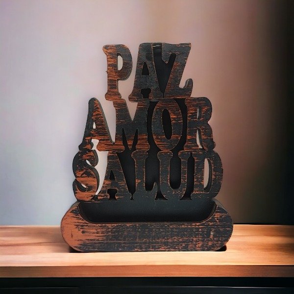 Producto - Cascada MDF PAZ-AMOR-SALUD