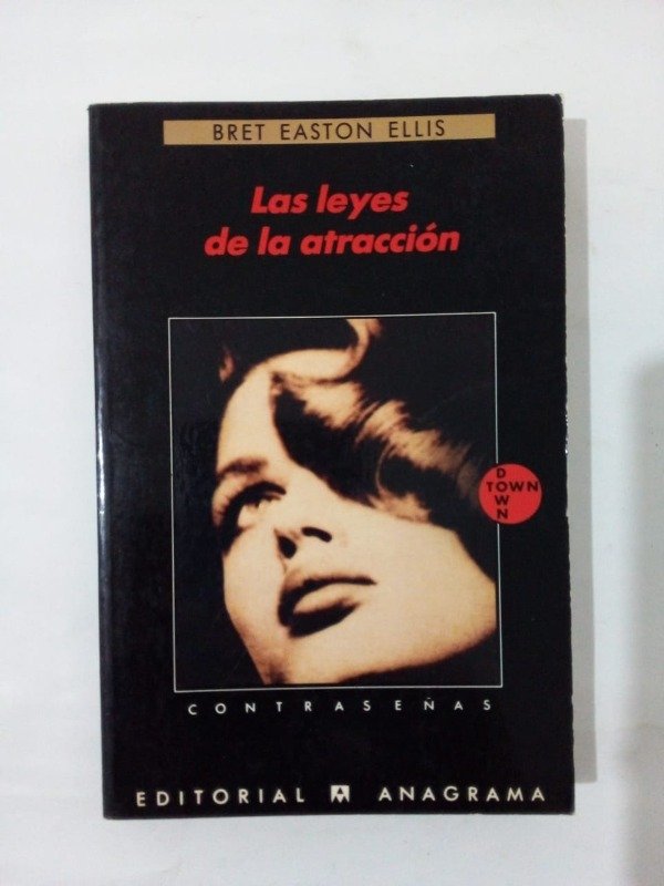 Producto - Las leyes de la atracción - Bret Easton Ellis - Anagrama 1990