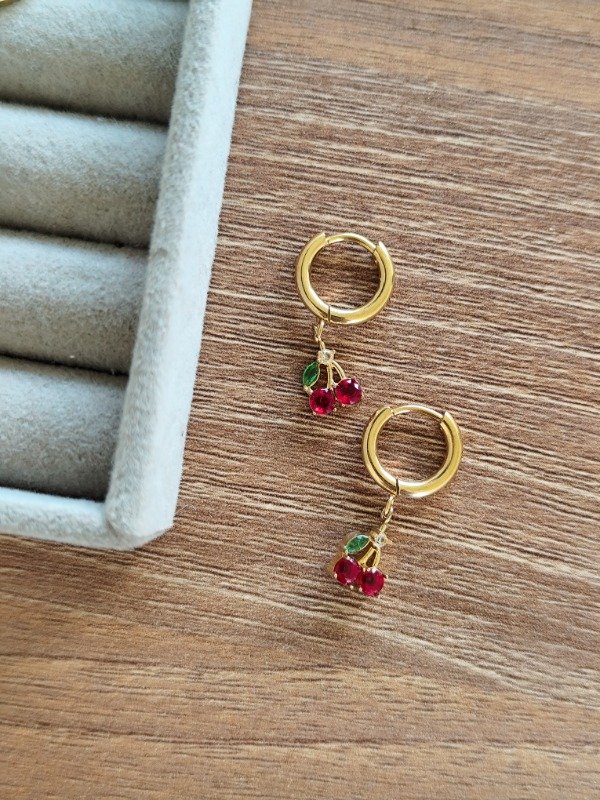 Producto - Argollitas cereza gold