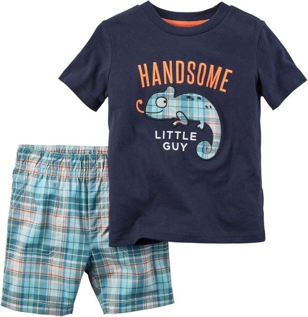 Producto - Conjunto Verano Bebe 2 Piezas con Remera Handsome