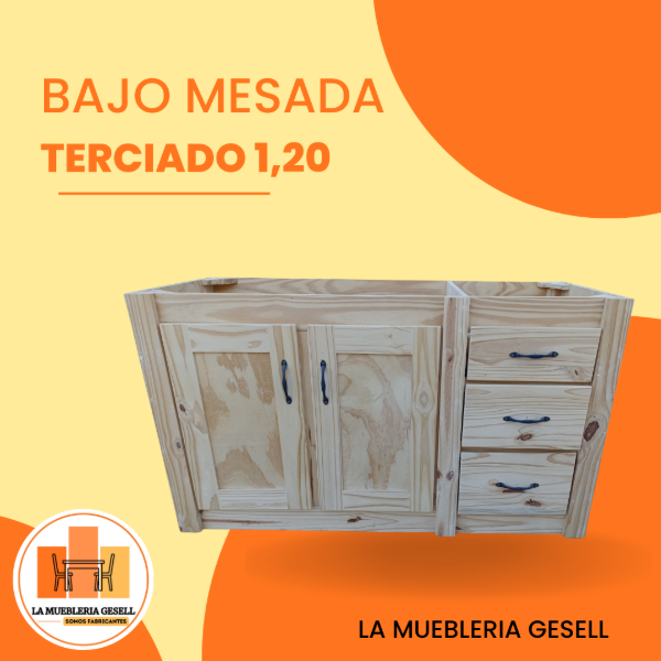 Producto - BAJO MESADA 120 cm TERCIADO
