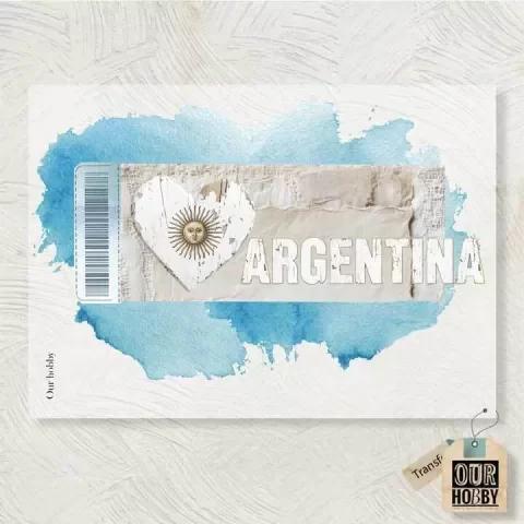 Producto - Lámina DTF TEXTIL Colección Orgullo Argentino OH - 338