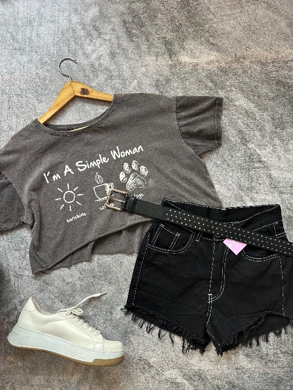 Producto - short costuras blancas talle 34