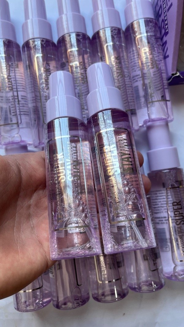 Producto - Fijador de Maquillaje tapa Violeta Tei Cosmética pack x3 unidades