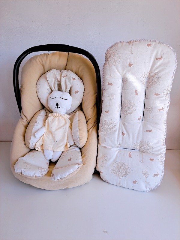 Producto - Set de paseo Conejitos beige DISPONIBLE