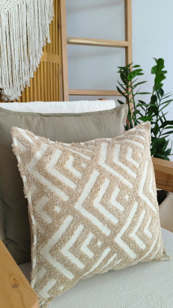 Producto - Almohadon marroquí beige 45 x 45 cm