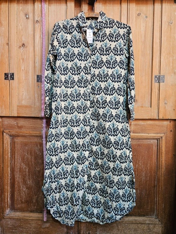 Producto - Vestido Camisero Estampado t.s/m
