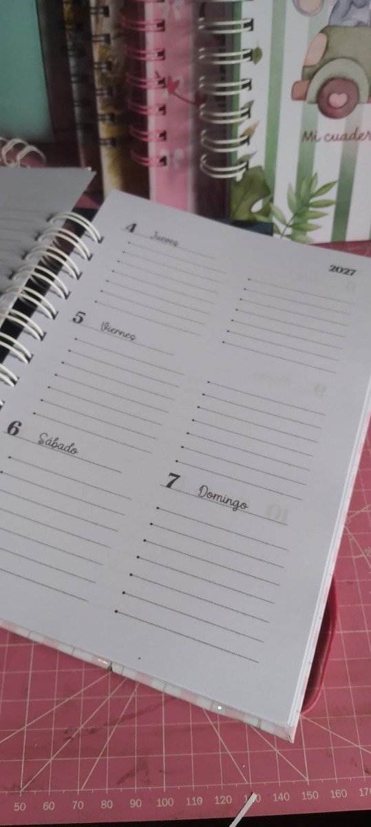 Producto - Agenda 2027 - semana a la vista - sin horarios - 1