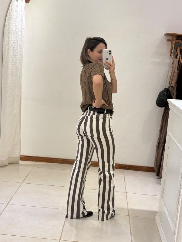 Producto - Jeans rayas cafe - 4