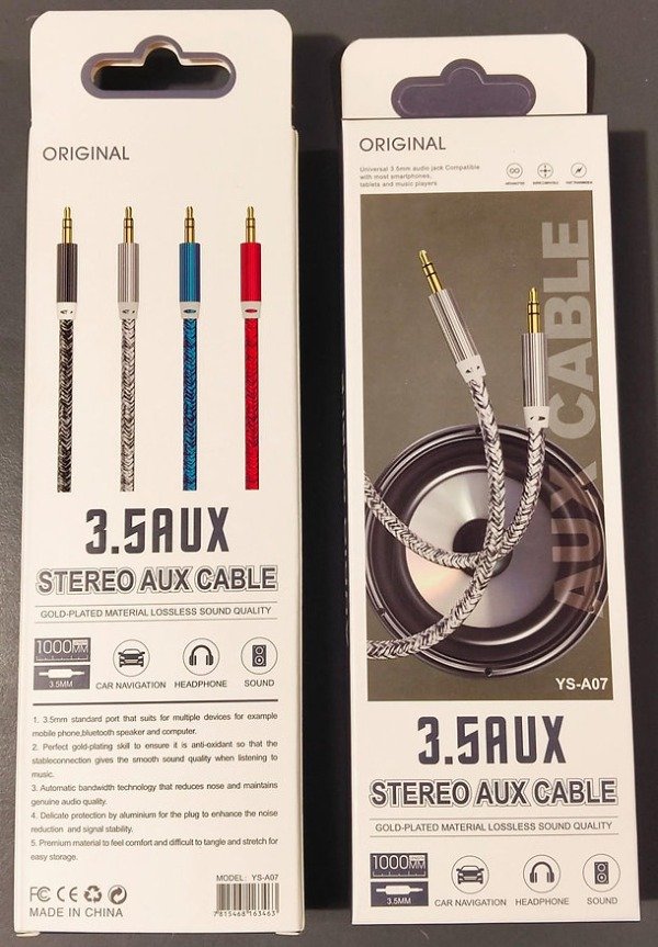 Producto - Cable Auxiliar 3.5mm jack 1,5m Reforzado