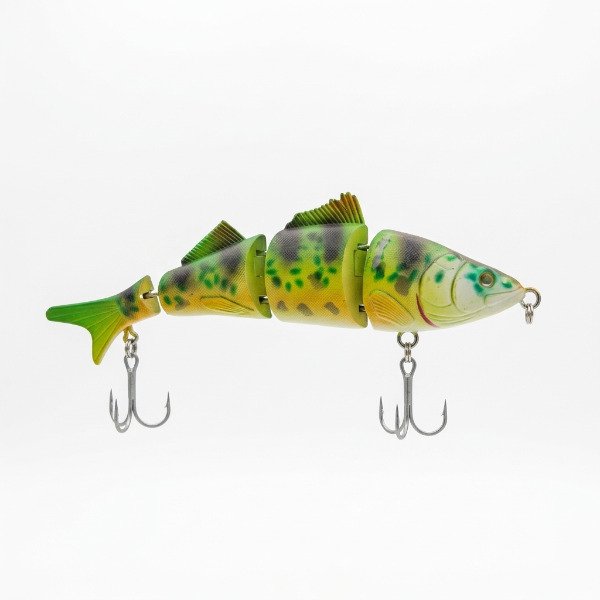Producto - Señuelo Pez Okuma Sliding Articulado con Rattling 15cm 42gr Verde Amarillo - 0