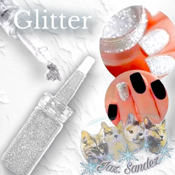 Producto - GLITTER CON APLICADOR  PLATA