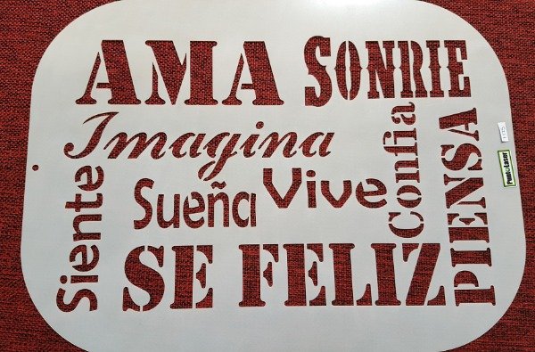 Producto - Stencil - 30 x 40 cm - Cod. 7125