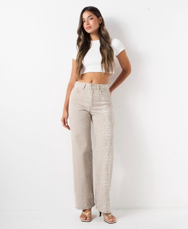 Producto - Wide leg sprint beige (W117)