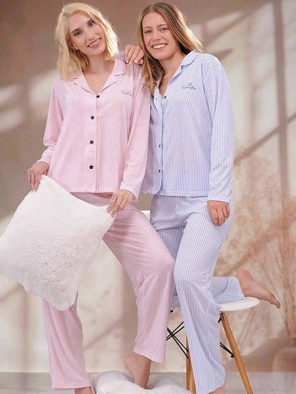 Producto - Pijama Camisero Rayado