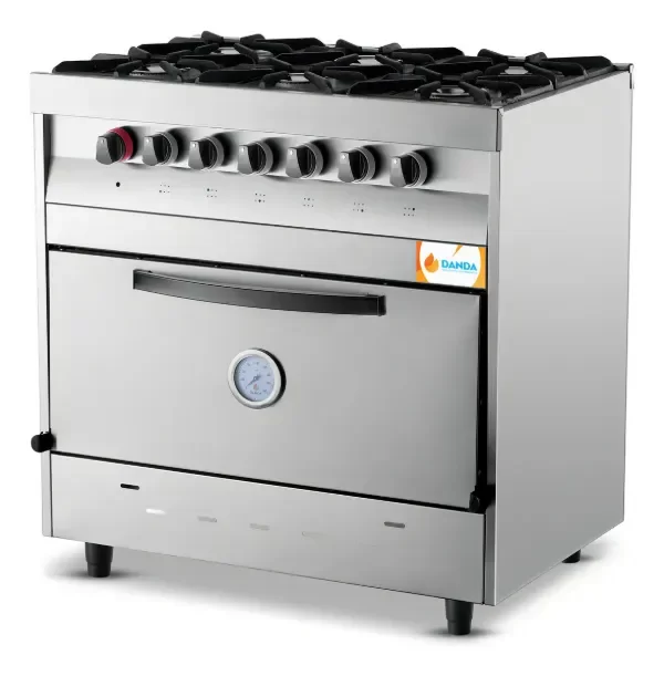 Producto - COCINA DANDA SIENA 6H INOX