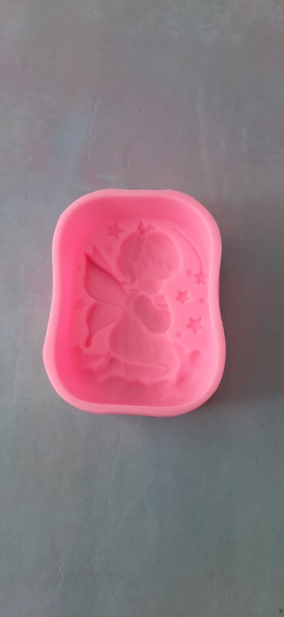 Producto - Molde de silicona para jabon J001 con angelito