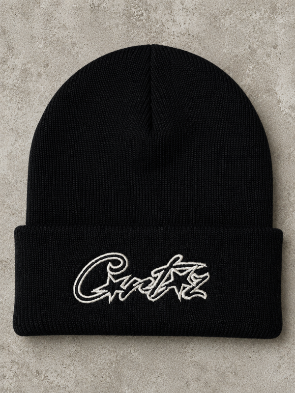 Producto - Gorro de lana cortiez negro