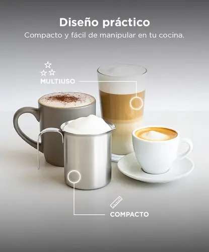 Producto - Jarra espumadora de leche -manual -acero inoxidable -400ml -Cuk By Gadnic Miliki - 2