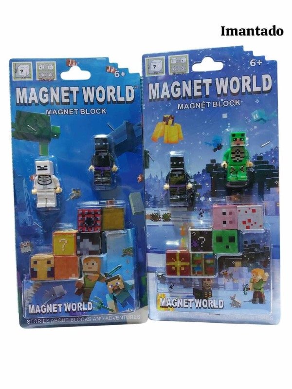 Producto - Blister bloques magnéticos Minecraft -TS