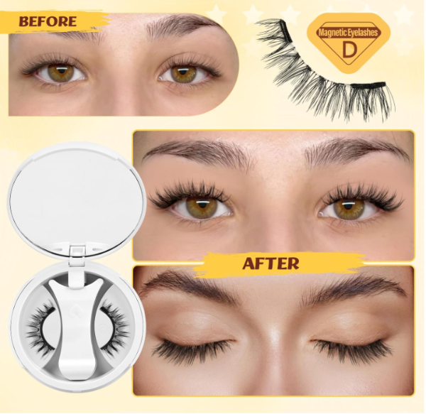 Producto - QUEWEL Reusable Magnetic Eyelashes Modelo CX-NZH-D
