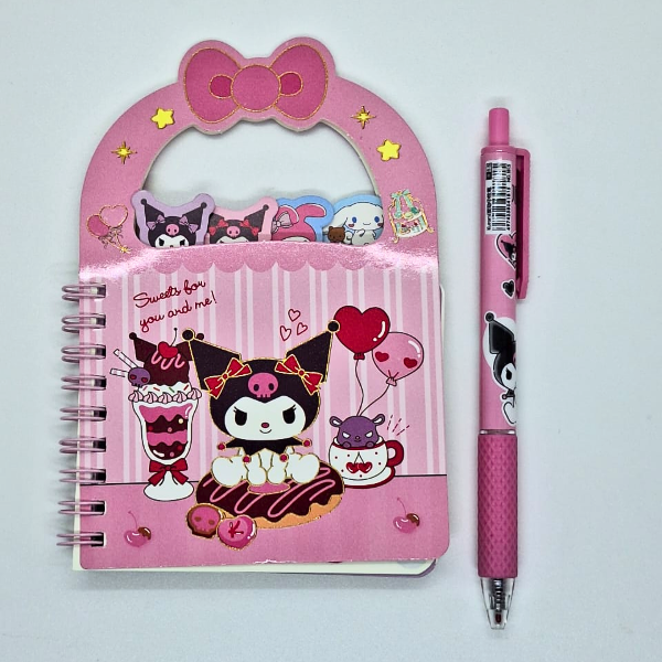 Producto - Anotador Kuromi + Lapicera