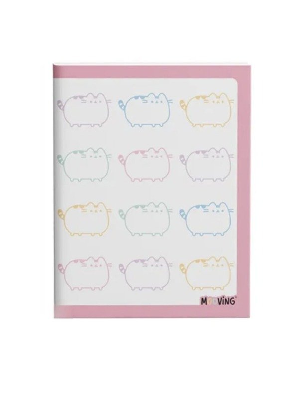 Producto - Cuaderno Escolar 16x21 Tapa Flexible 48hjs Mooving - Pusheen Gatitos