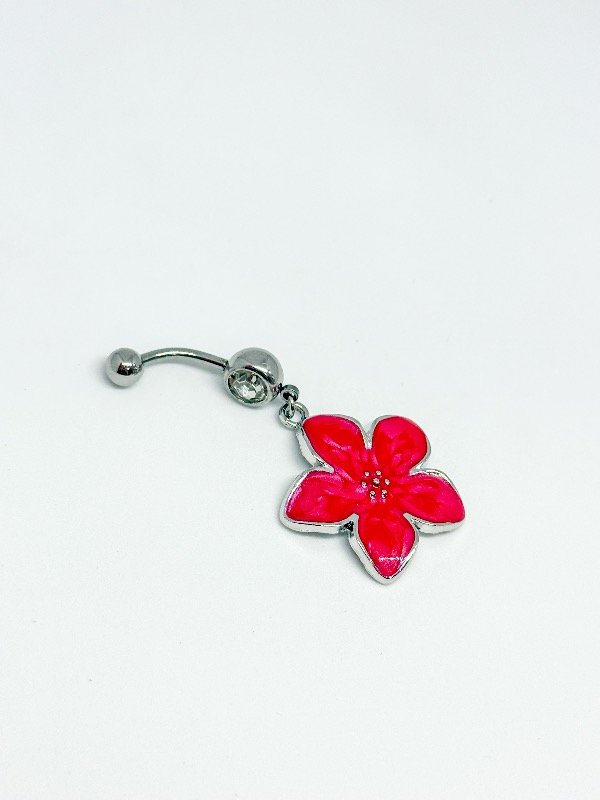 Producto - Piercing de ombligo acero quirúrgico con dije acerado m11