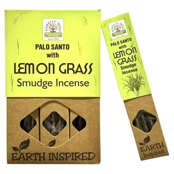 Producto - Sahumerios Namaste hierbas palo santo y lemongrass x 12 unid.