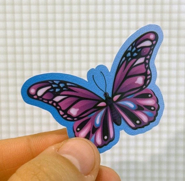 Producto - Sticker mariposa violeta
