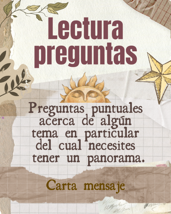 Producto - Tarot - Lectura preguntas