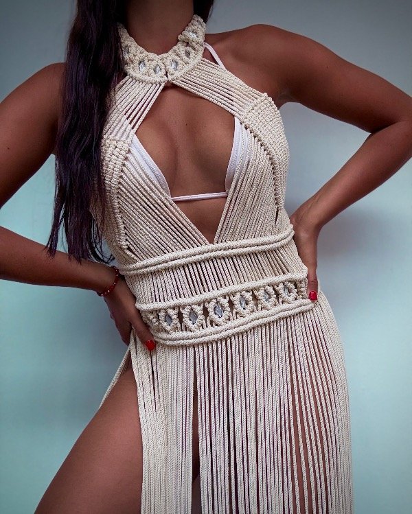 Producto - VESTIDO PANDORA - CRUDO - 2