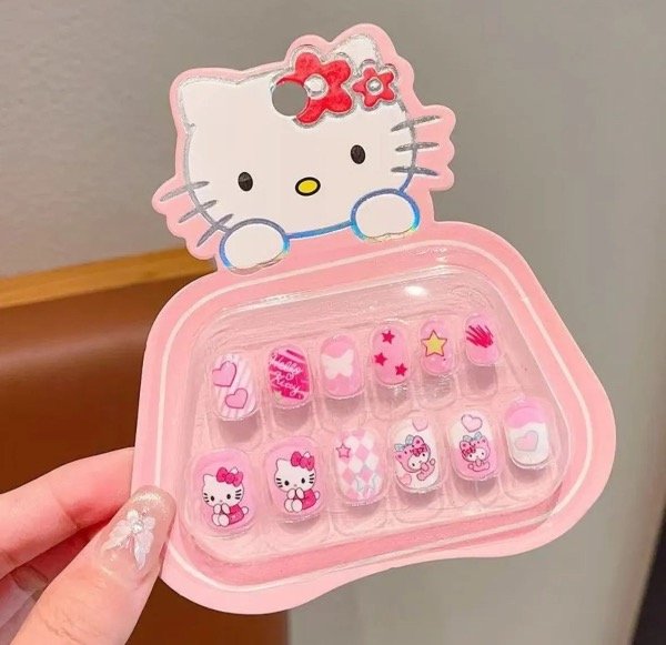 Producto - Uñas postizas nena Kitty