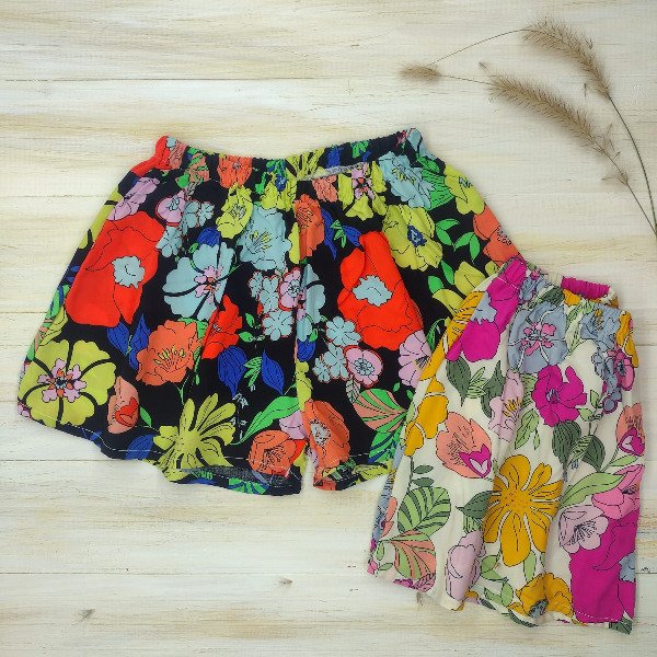 Producto - Short de fibrana Flores