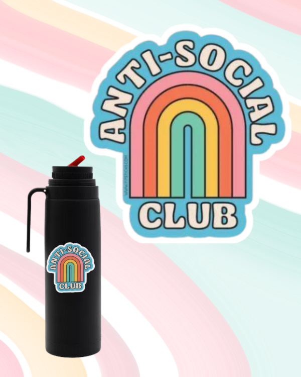 Producto - Sticker anti social club comun