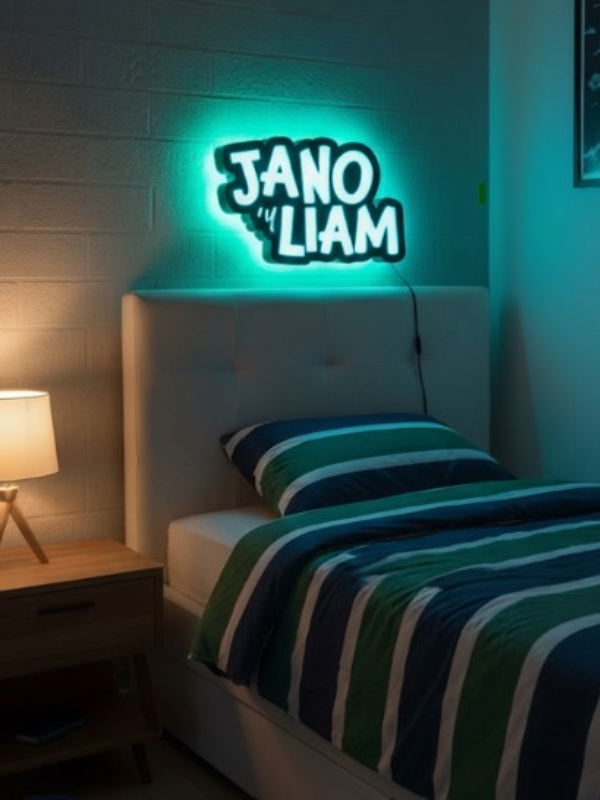 Producto - Cartel Luminoso con control remoto / Nombres