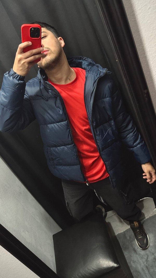 Producto - Campera impermeable azul