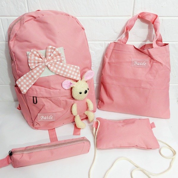 Producto - Mochila Baide 4 Pieza "Rosa"