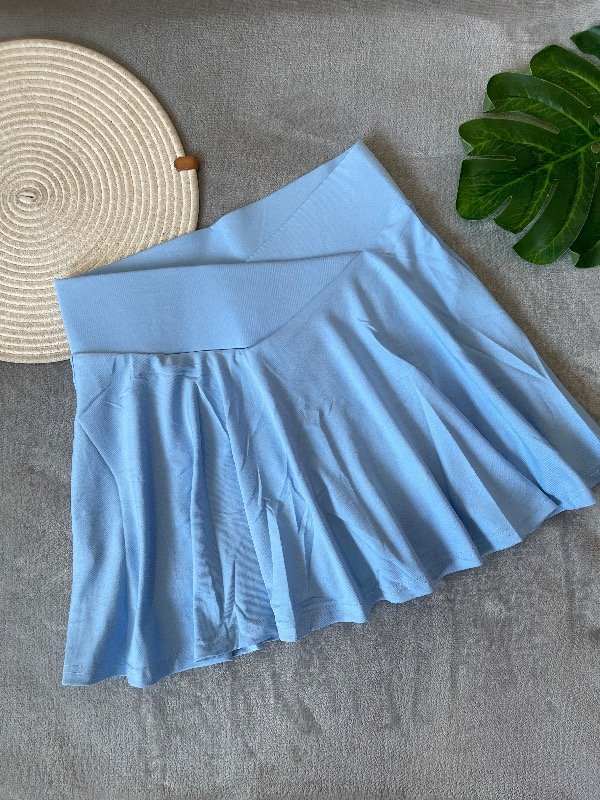 Producto - Falda Pantalón celeste