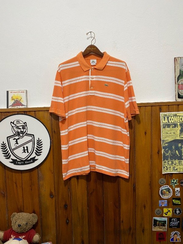 Producto - LACOSTE RAYADA NARANJA (XL)