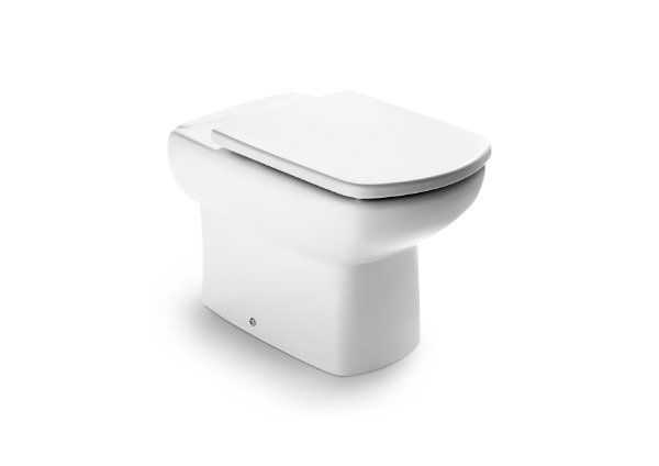 Producto - Inodoro corto de pie con salida dual Dama Senso